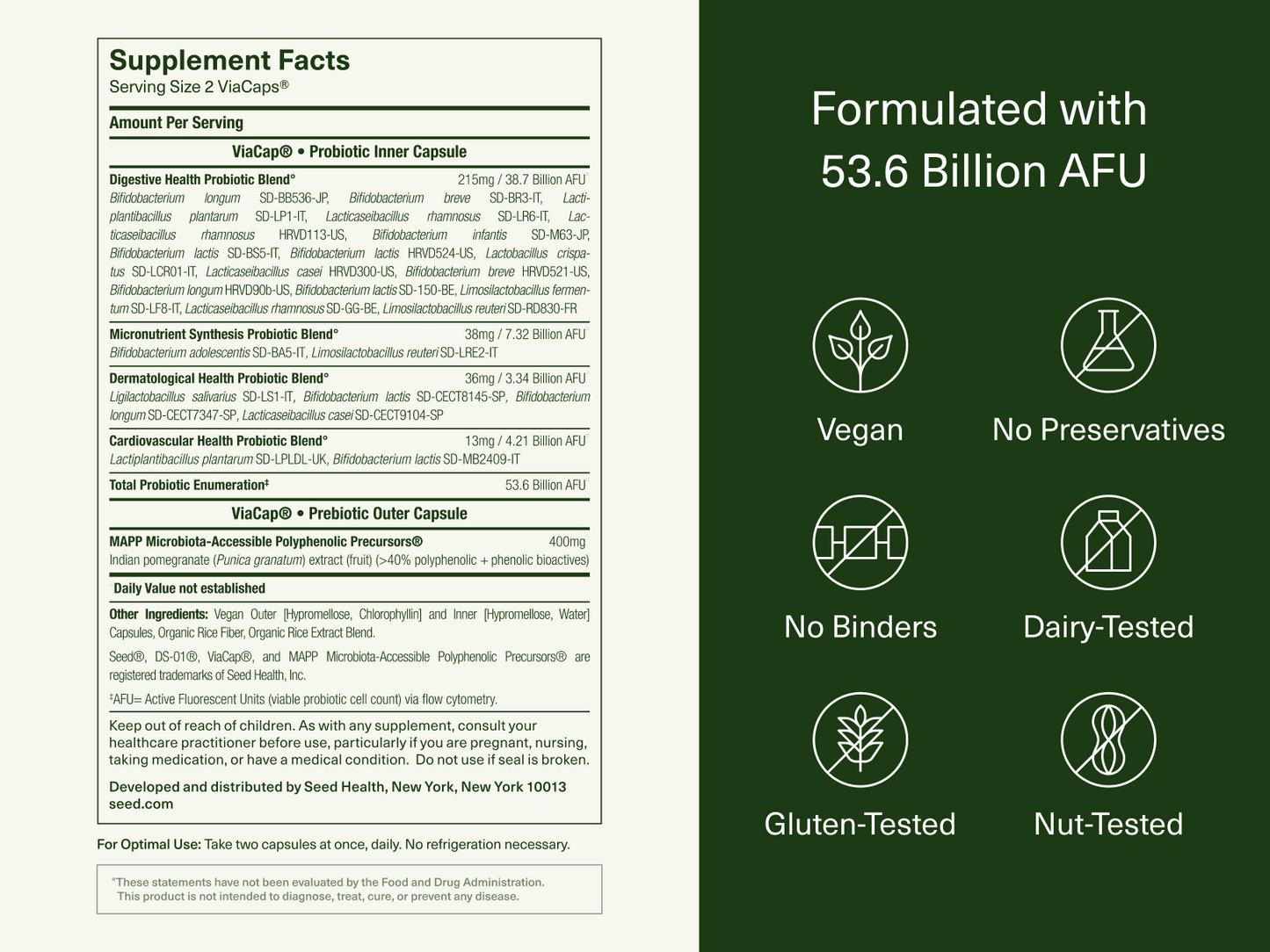 Seed DS-01 Daily Synbiotic